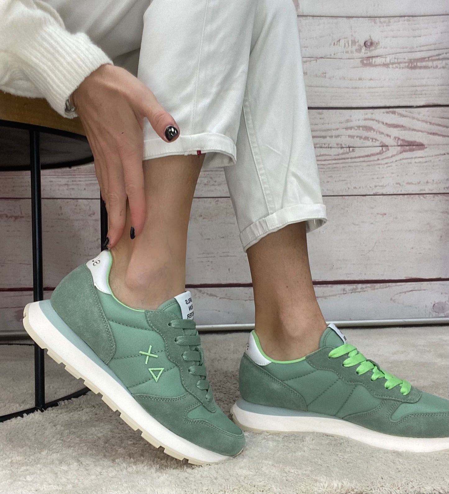 Sun68 Ally Solid 84 Verde Salvia