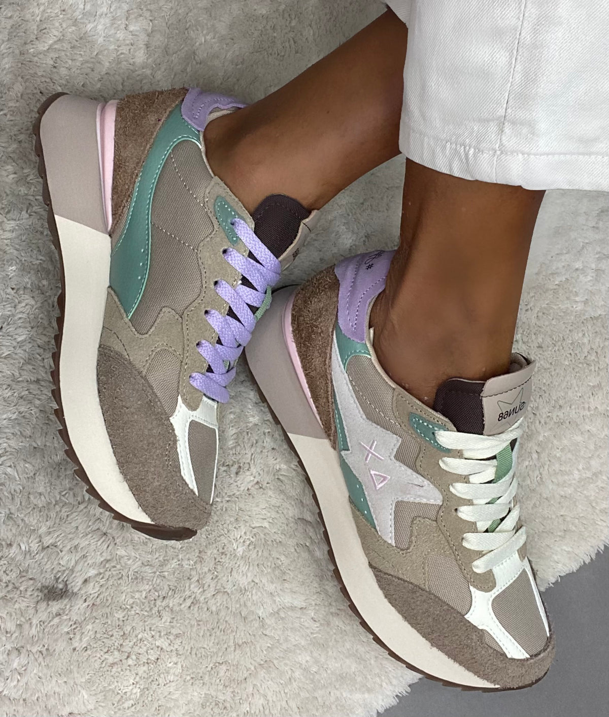 Sun68 Stargirl Multicolor Beige