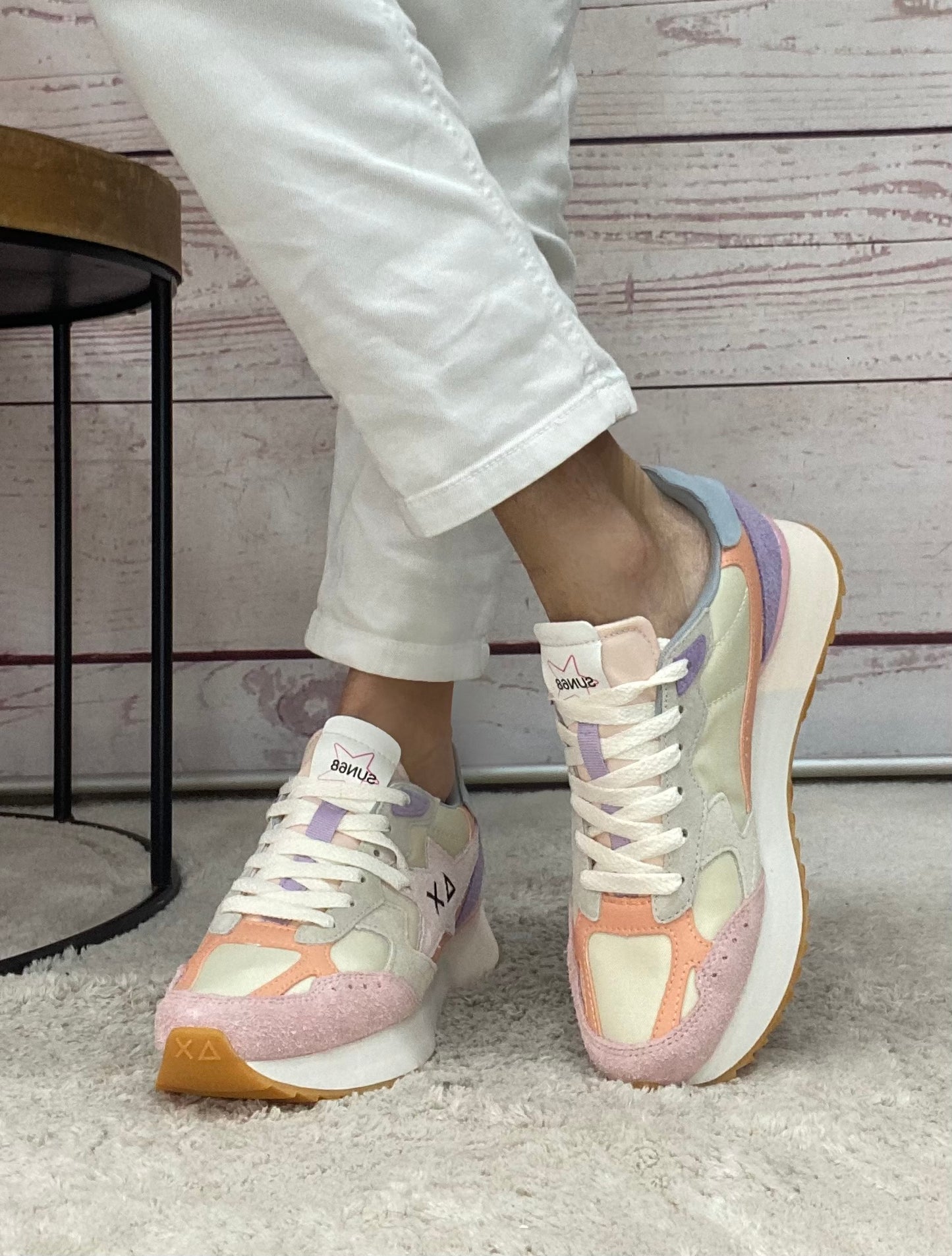 Sun68 Stargirl Multicolor Option 31 Bianco Panna