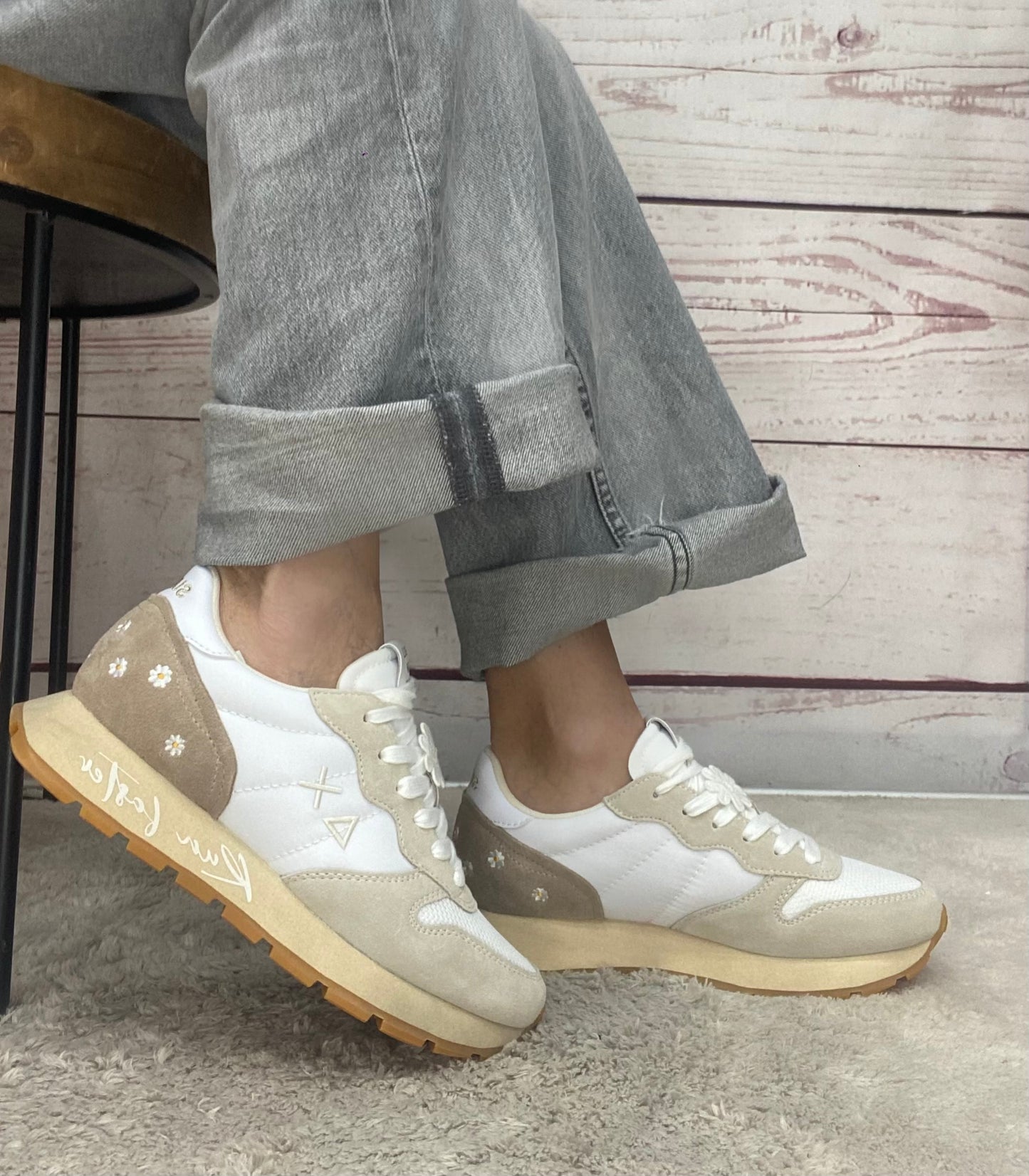 Sun68 Ally Vintage 31 Bianco panna