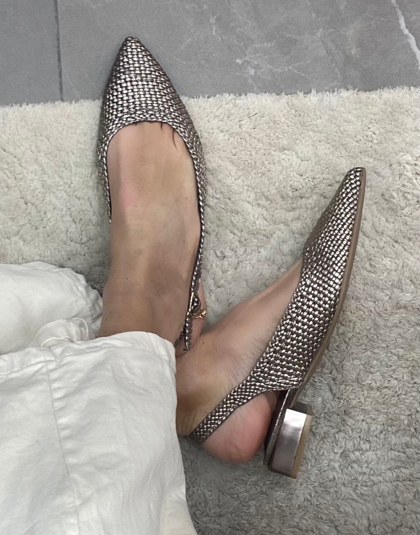 Xti ballerina intrecciata Piombo