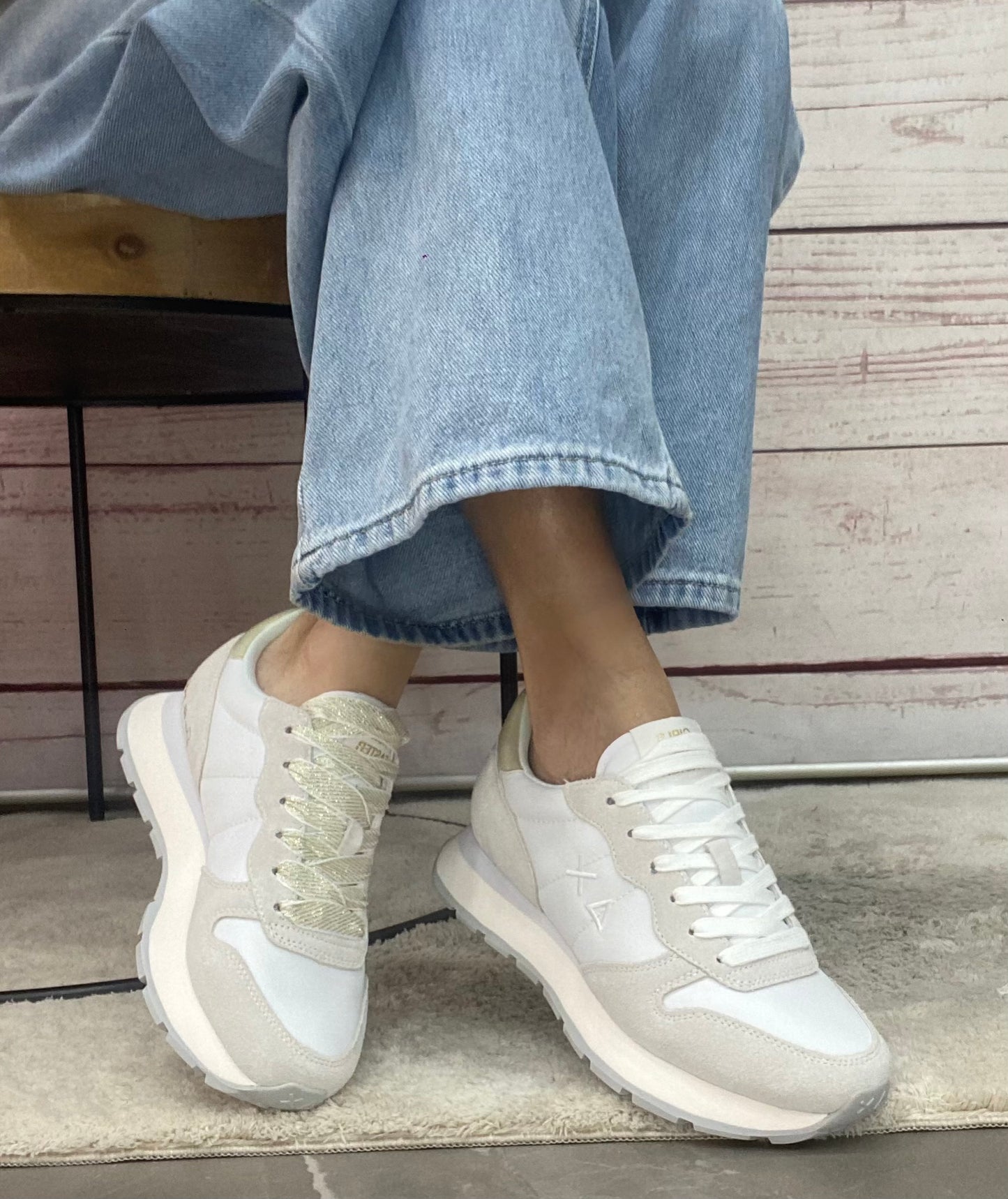 Sun68 Ally Gold Silver 01 Bianco