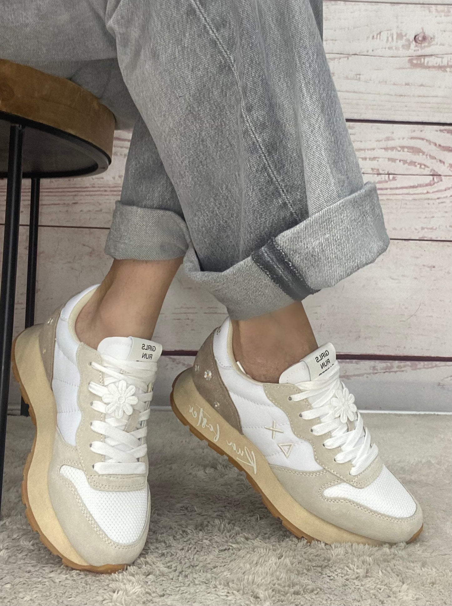 Sun68 Ally Vintage 31 Bianco panna