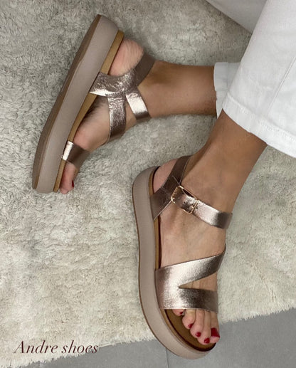Inuovo Sandalo Ash metallic A96001