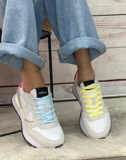 Sun68 Ally Color Explosion 01 Bianco