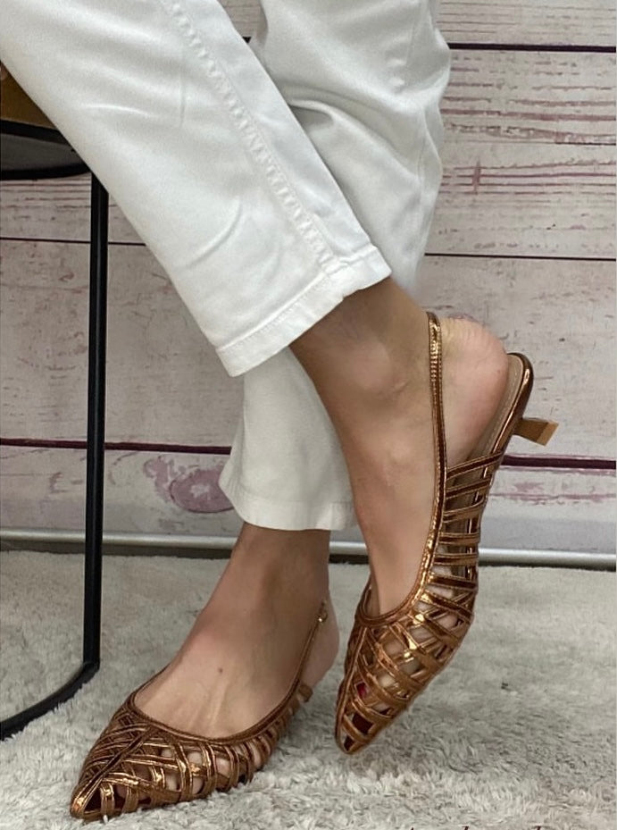 Milano Décolleté gabbietta Bronzo