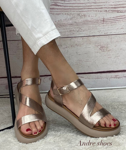 Inuovo Sandalo Ash metallic A96001