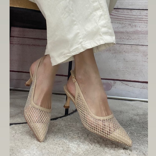 Cristine Slingback Camilla 9 rete strass