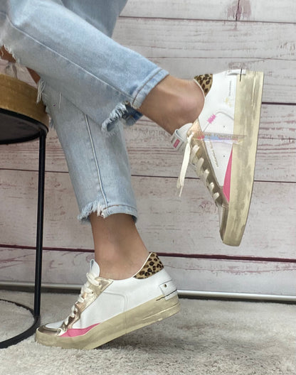 Crime SK8 Deluxe Wedge Gold Animalier