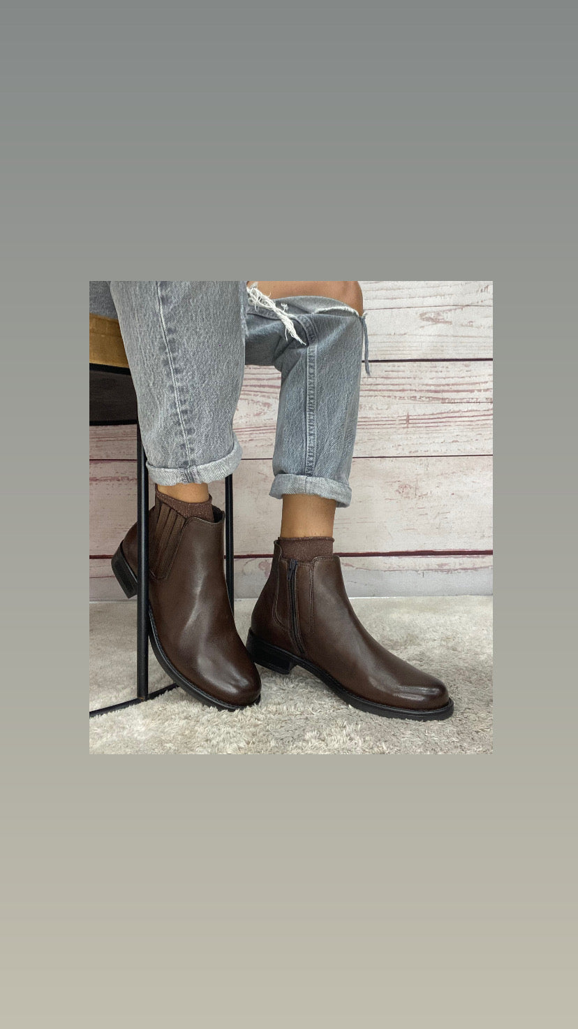 Vueva Beatles pelle marrone