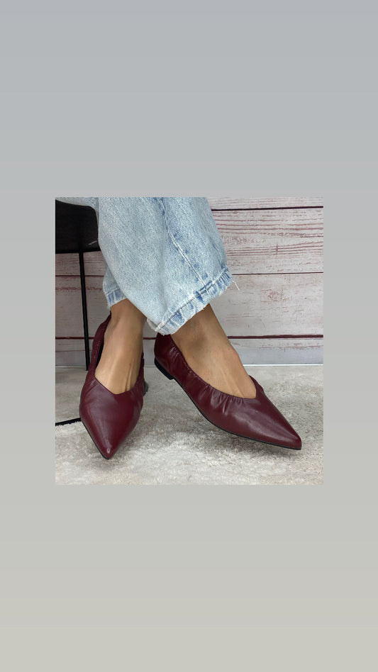 Cristine Ballerina Bordeaux