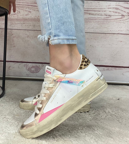 Crime SK8 Deluxe Wedge Gold Animalier