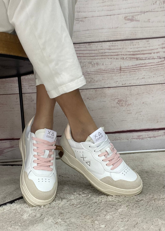 Sun68 Basket love lady bianco panna