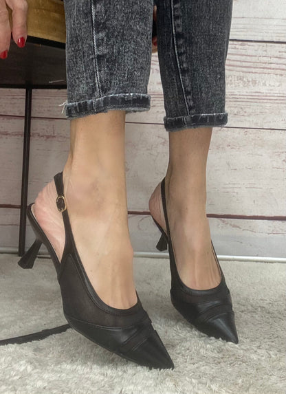 Milano Slingback 07/05A Rete Nero