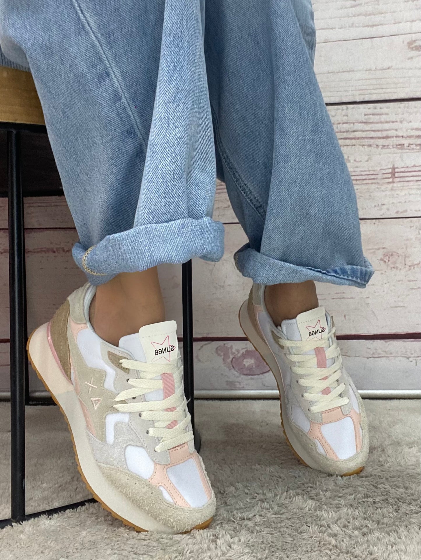 Sun68 Stargirl Multicolr Option 01 Bianco