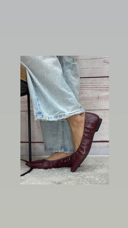 Cristine Ballerina Bordeaux
