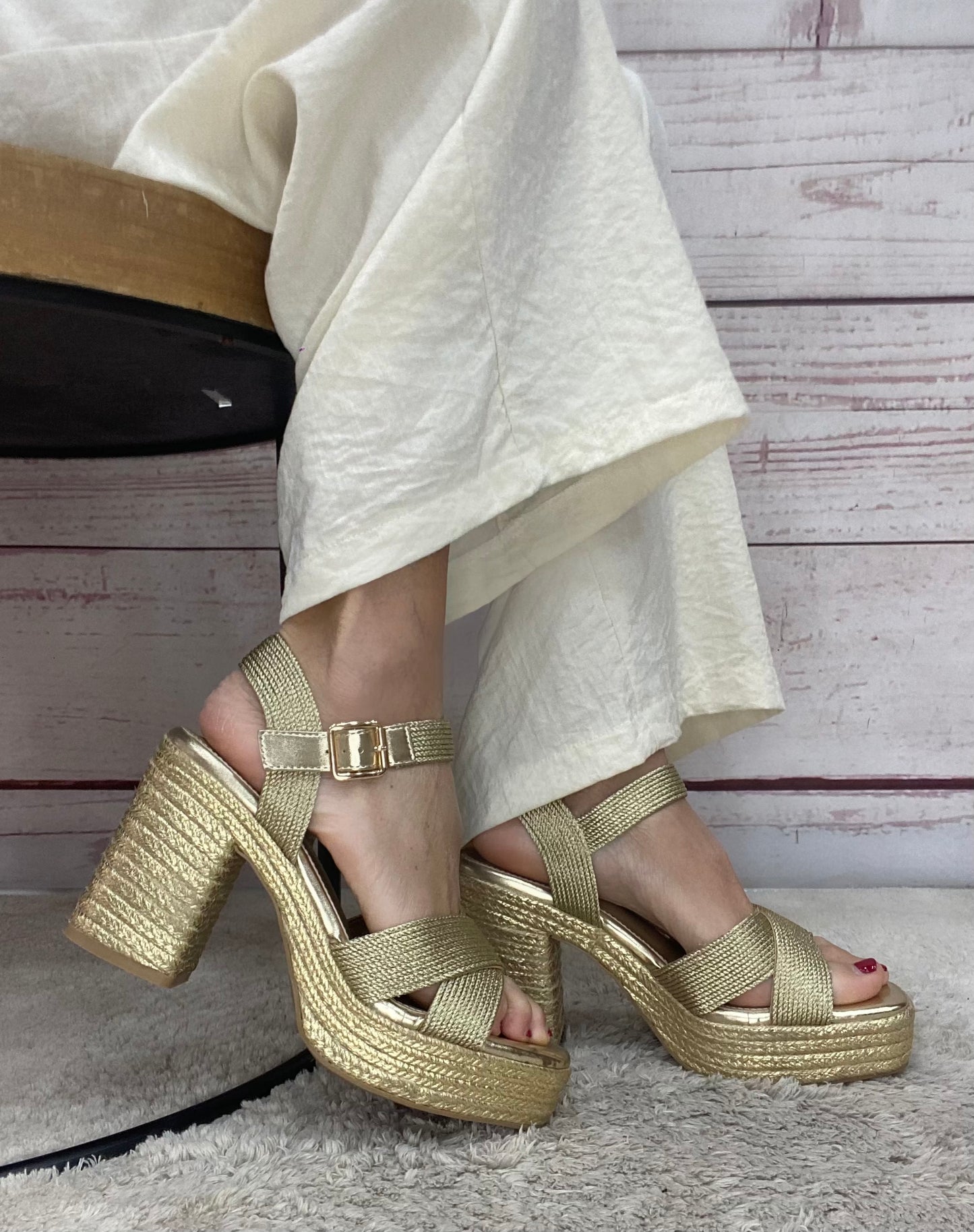 Xti Sandalo tex Platino