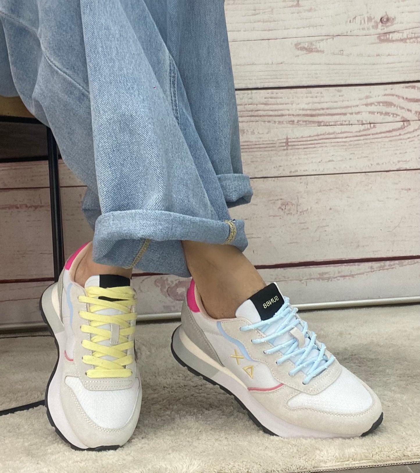 Sun68 Ally Color Explosion 01 Bianco