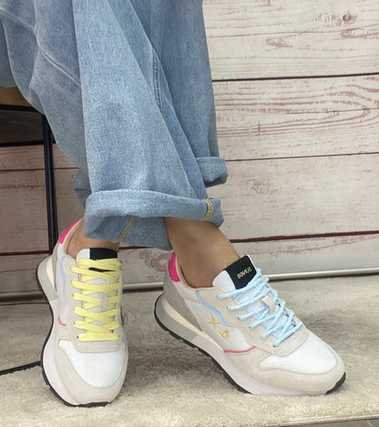 Sun68 Ally Color Explosion 01 Bianco