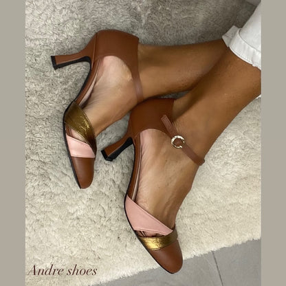 Scarpina artigianale cuoio