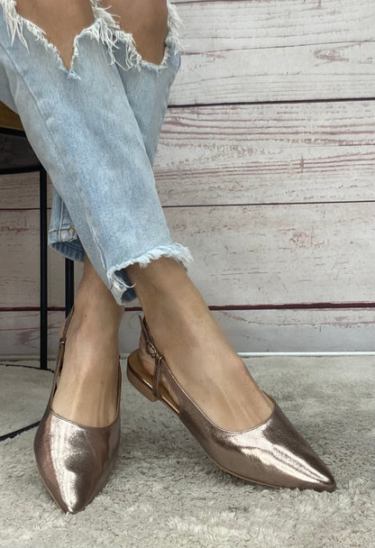 Step 267166 Ballerina Slingback nappa met ash