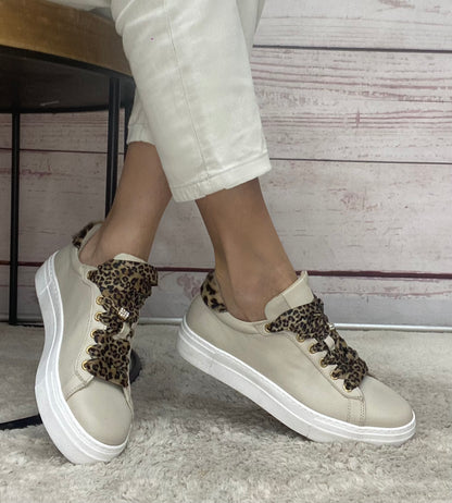 Step Nappa Cream pony leo