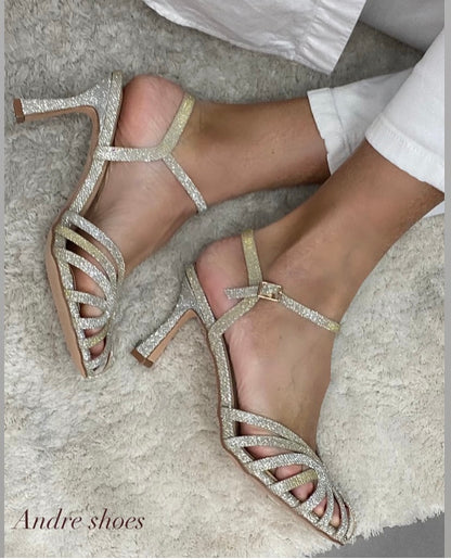 Cristine gabbietta Chrise 1 lurex champagne