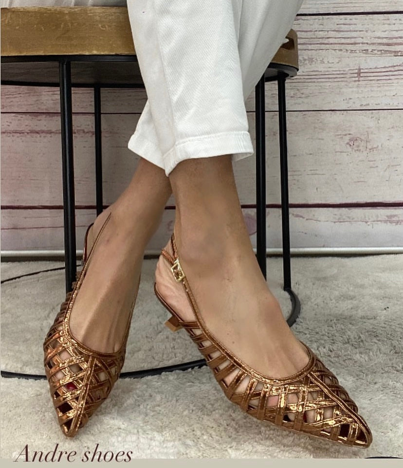 Milano Décolleté gabbietta Bronzo