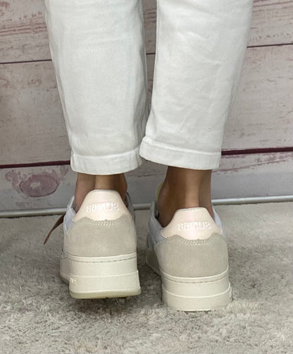 Sun68 Basket love lady bianco panna