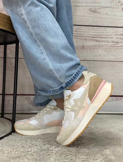 Sun68 Stargirl Multicolr Option 01 Bianco