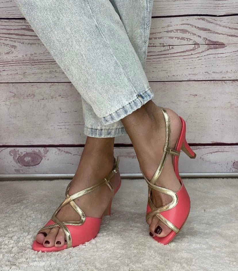 Mondie Sandalo nappa Nude+nappa Lime