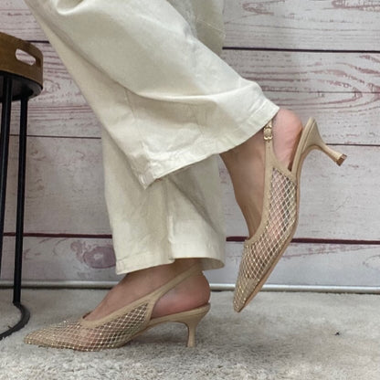 Cristine Slingback Camilla 9 rete strass