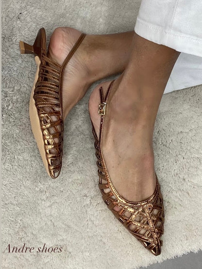 Milano Décolleté gabbietta Bronzo