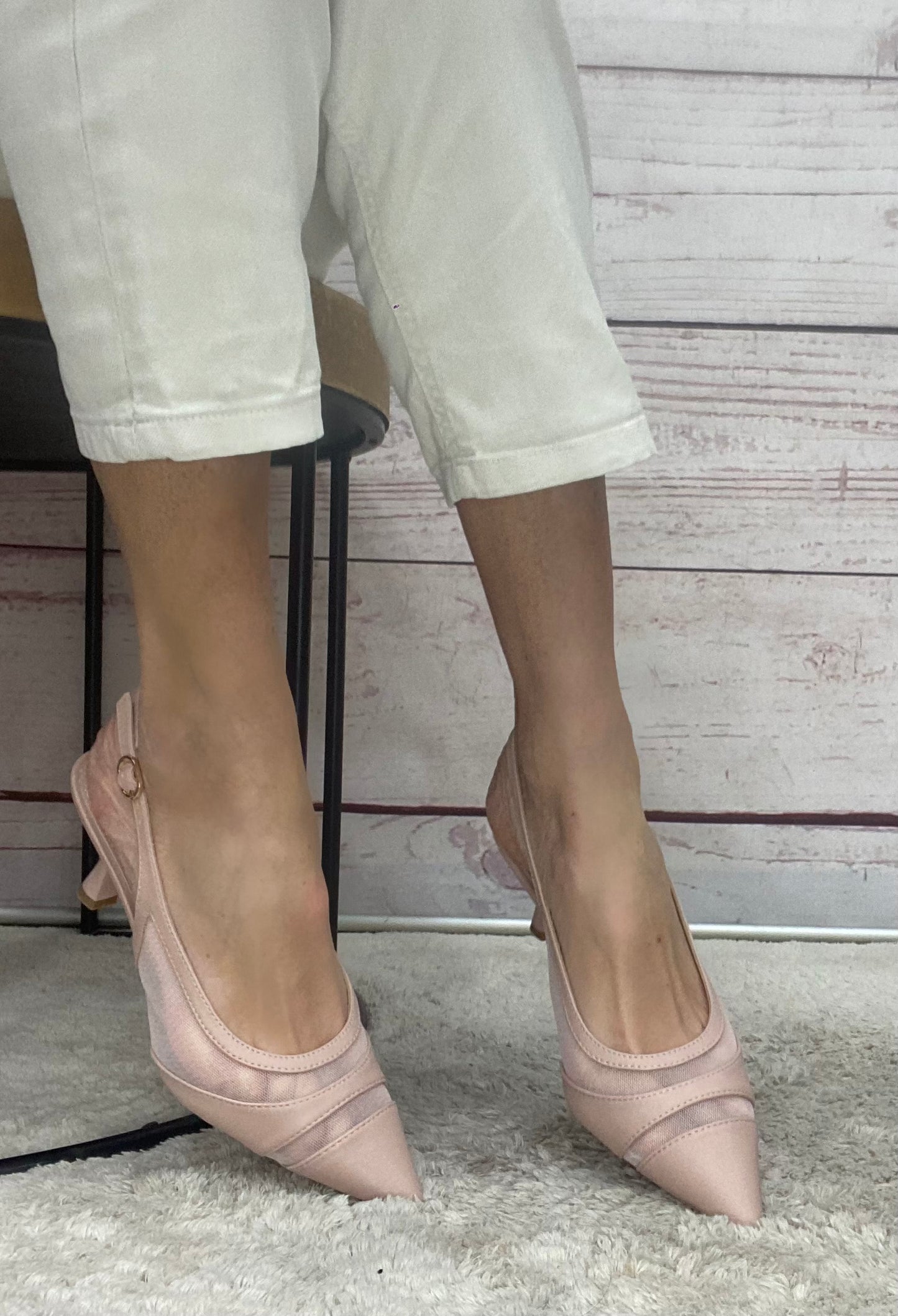 Milano Slingback 07/05A Rete Cipria