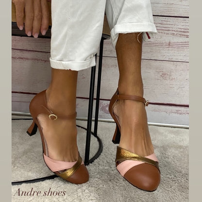 Scarpina artigianale cuoio