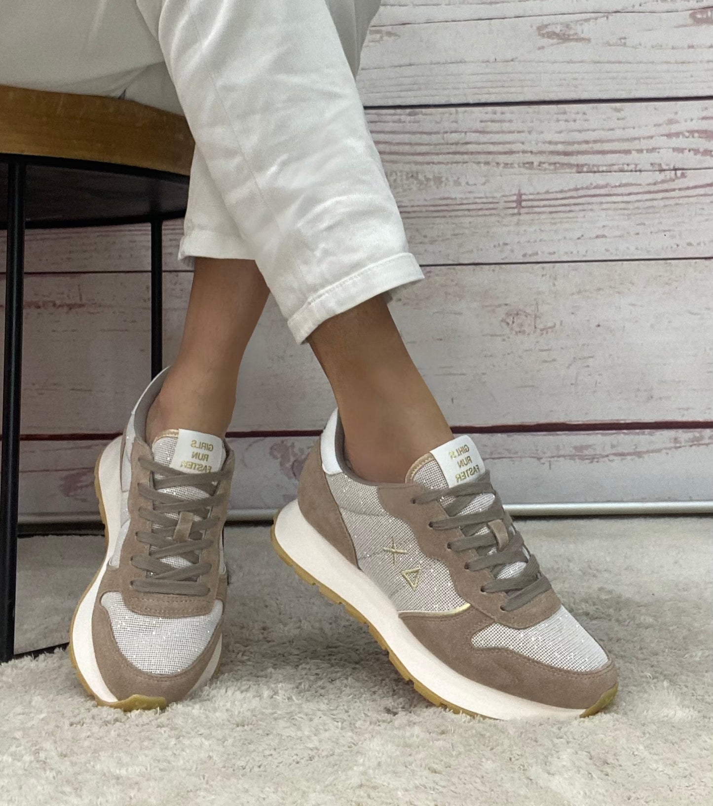 Sun68 Ally Glitter Textile 98 Stone