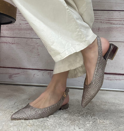 Xti ballerina intrecciata Piombo