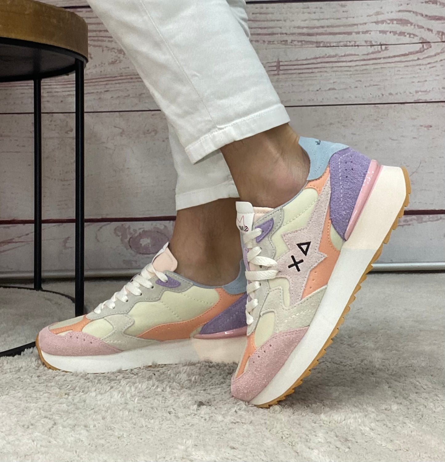 Sun68 Stargirl Multicolor Option 31 Bianco Panna