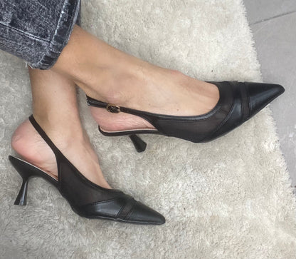 Milano Slingback 07/05A Rete Nero