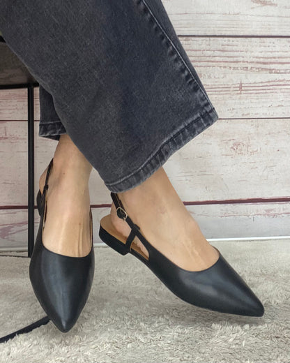 Step 267166 Ballerina Slingback nappa black