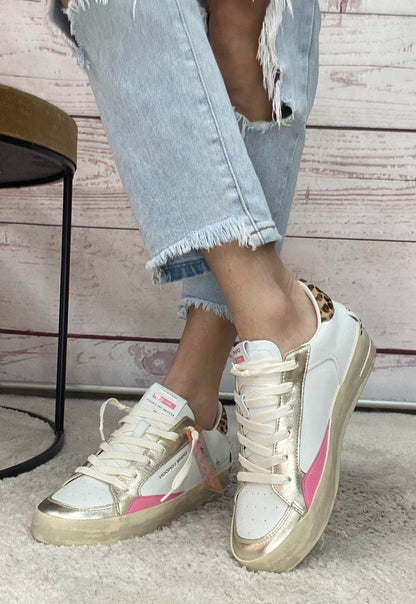 Crime SK8 Deluxe Wedge Gold Animalier