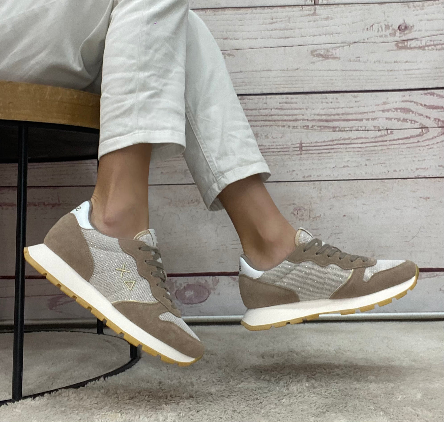 Sun68 Ally Glitter Textile 98 Stone