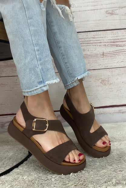 Inuovo Sandalo Dark Brown A96064
