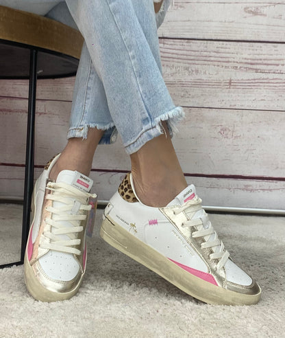 Crime SK8 Deluxe Wedge Gold Animalier