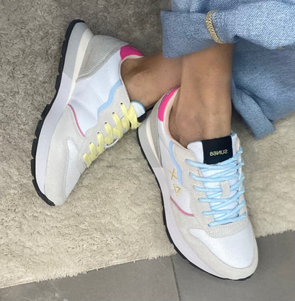 Sun68 Ally Color Explosion 01 Bianco