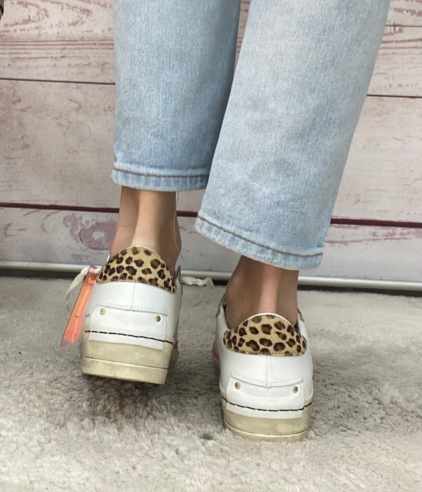 Crime SK8 Deluxe Wedge Gold Animalier