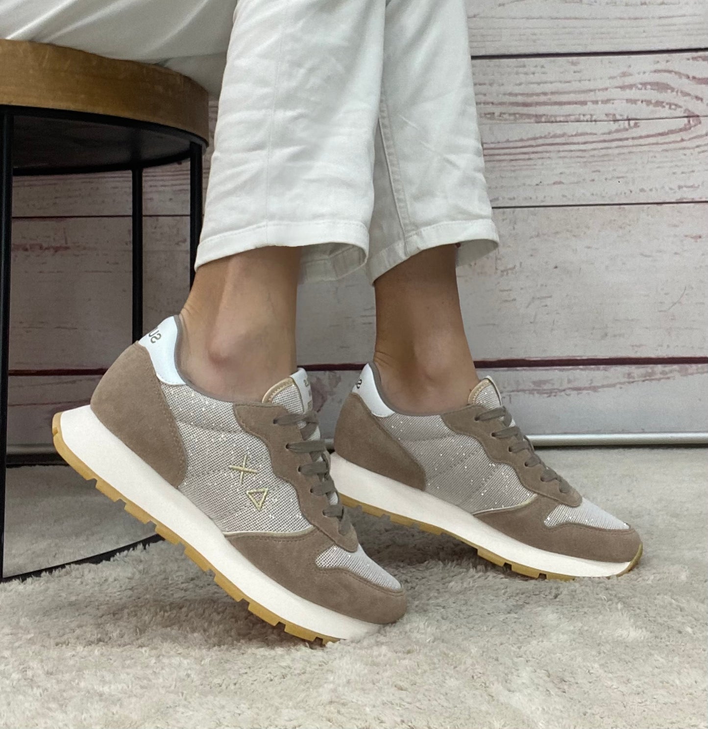 Sun68 Ally Glitter Textile 98 Stone